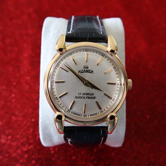 Vintage Roamer Swiss-made, professionally refurbished: 17‑jewel Manual Wind - Picture 3 of 7